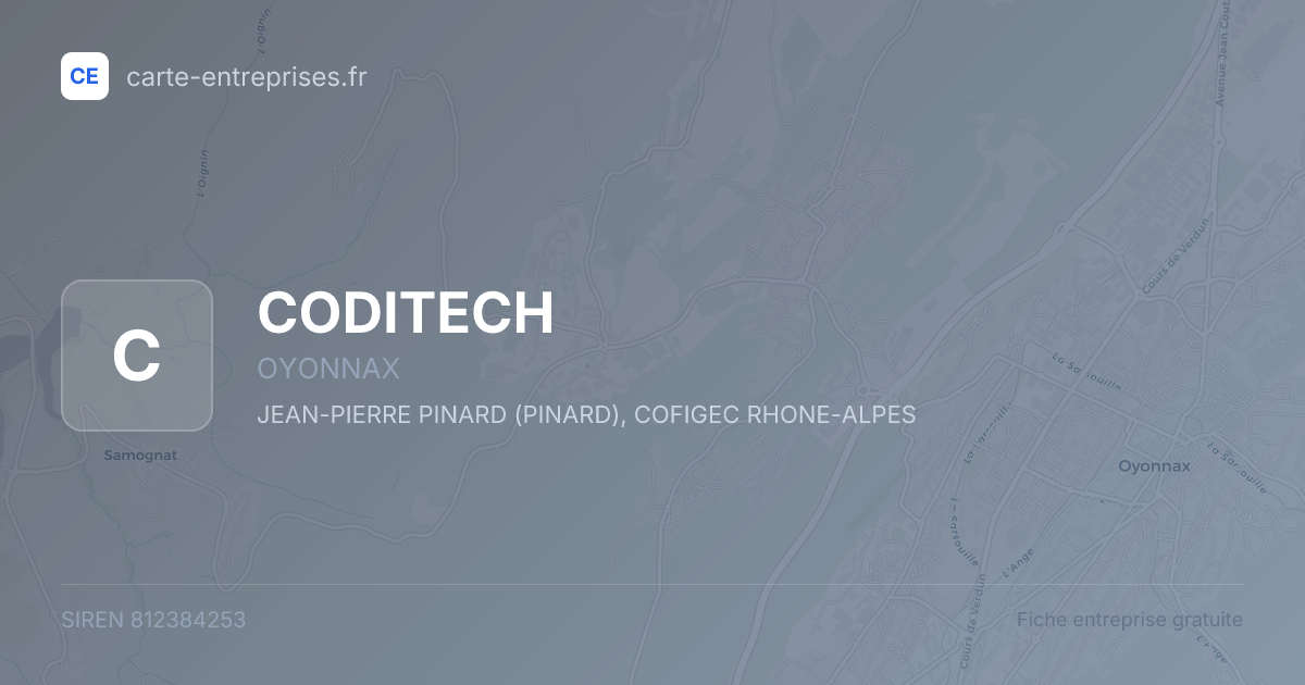 CODITECH — 812384253 — fiche entreprise