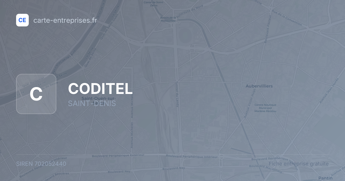 CODITEL — 702052440 — fiche entreprise