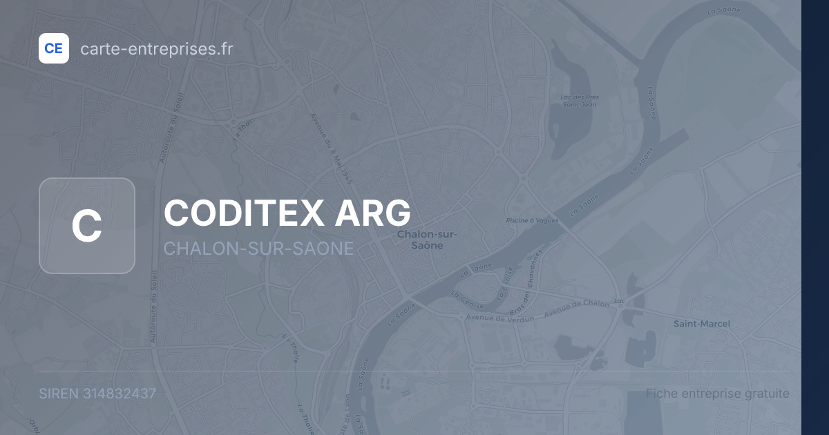 CODITEX ARG — 314832437 — fiche entreprise