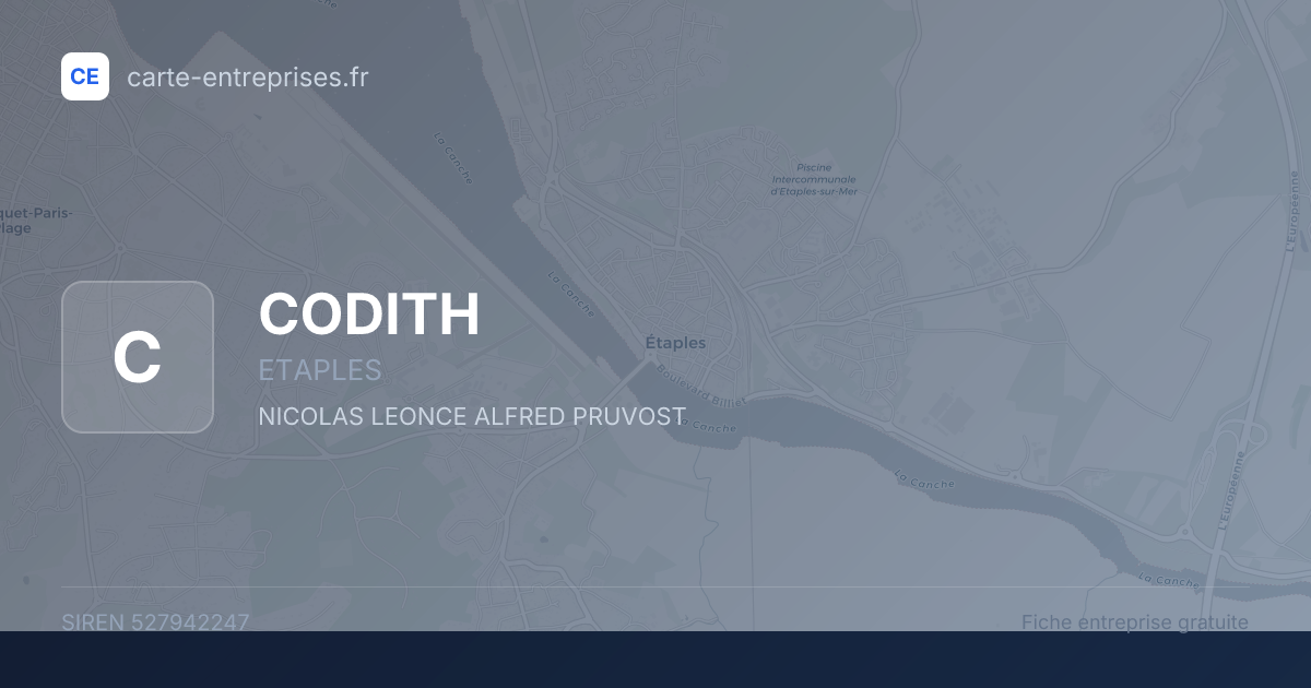 CODITH — 527942247 — fiche entreprise
