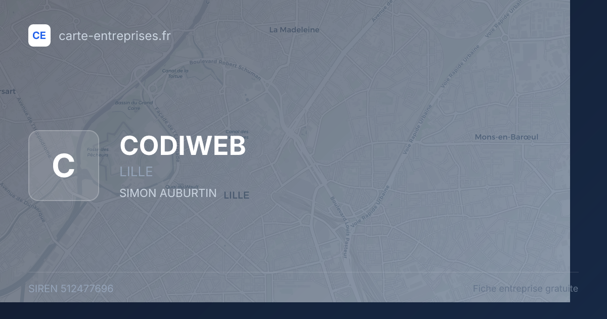 CODIWEB — 512477696 — fiche entreprise