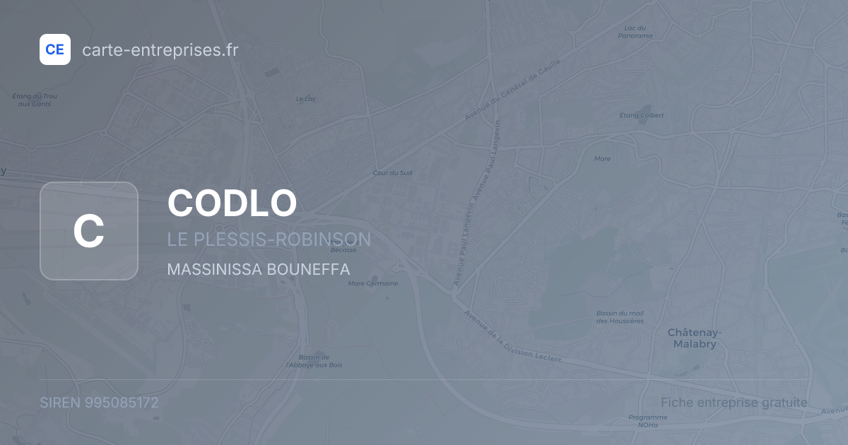 CODLO — 995085172 — fiche entreprise