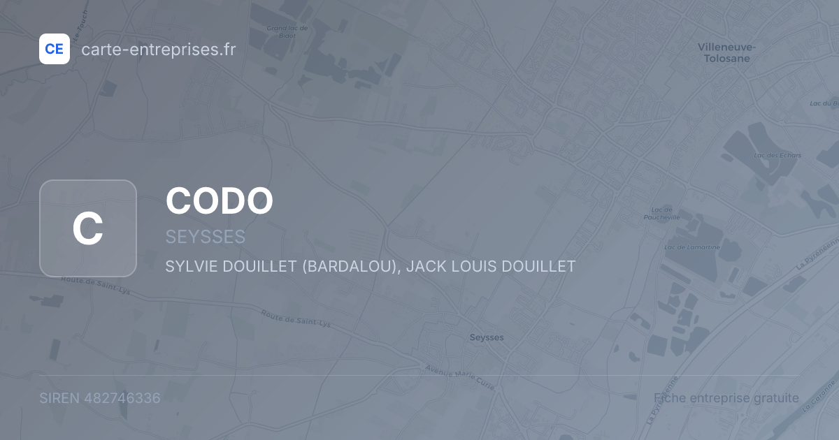 CODO — 482746336 — fiche entreprise