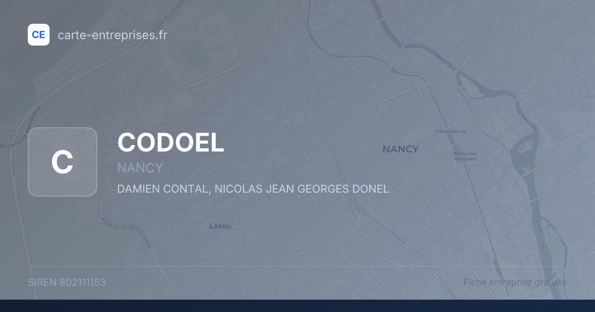 CODOEL — 802111153 — fiche entreprise