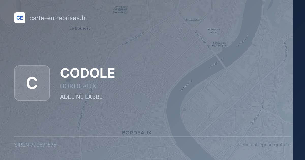 CODOLE — 799571575 — fiche entreprise