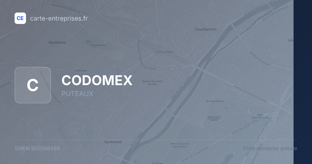 CODOMEX — 950566489 — fiche entreprise