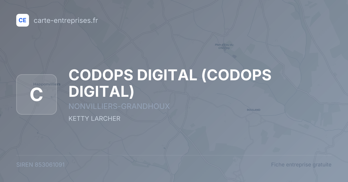 CODOPS DIGITAL — 853061091 — fiche entreprise