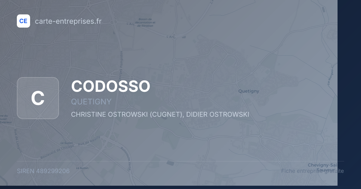 CODOSSO — 489299206 — fiche entreprise