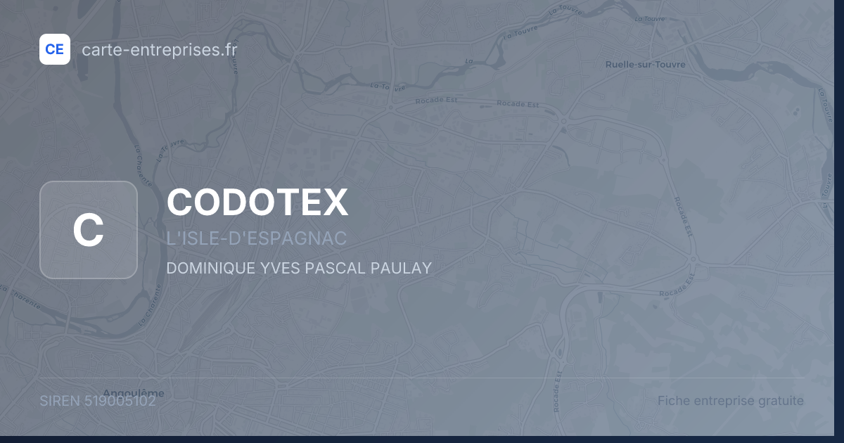 CODOTEX — 519005102 — fiche entreprise