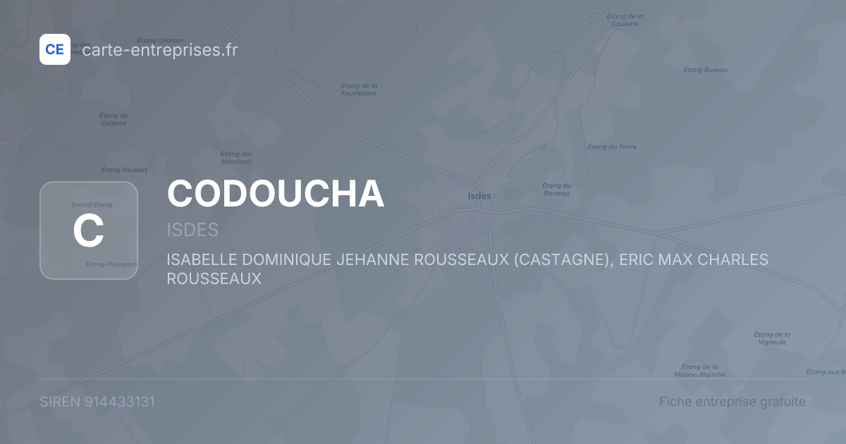 CODOUCHA — 914433131 — fiche entreprise