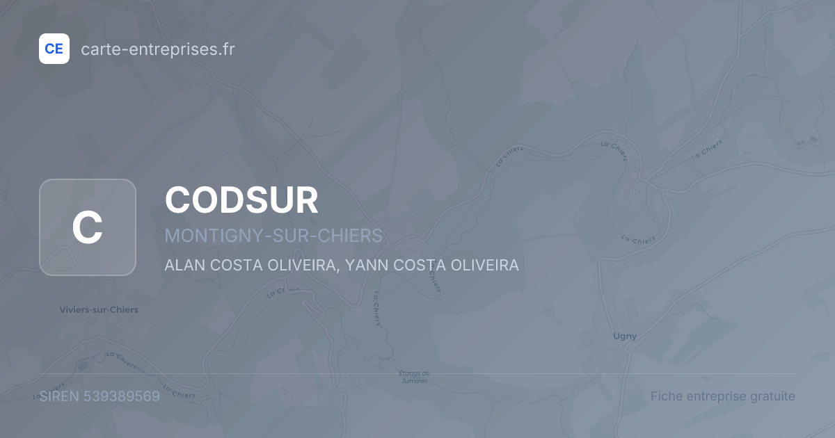 CODSUR — 539389569 — fiche entreprise