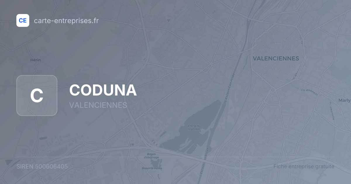 CODUNA — 500606405 — fiche entreprise