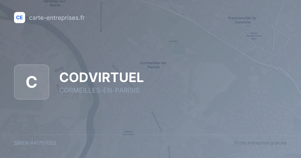 CODVIRTUEL — 441757002 — fiche entreprise