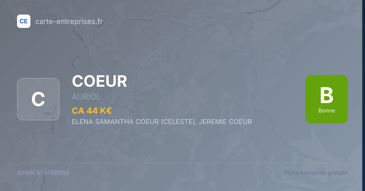 COEUR — 879768869 — fiche entreprise