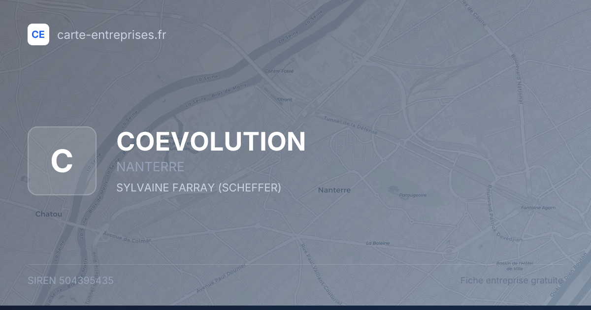 COEVOLUTION — 504395435 — fiche entreprise