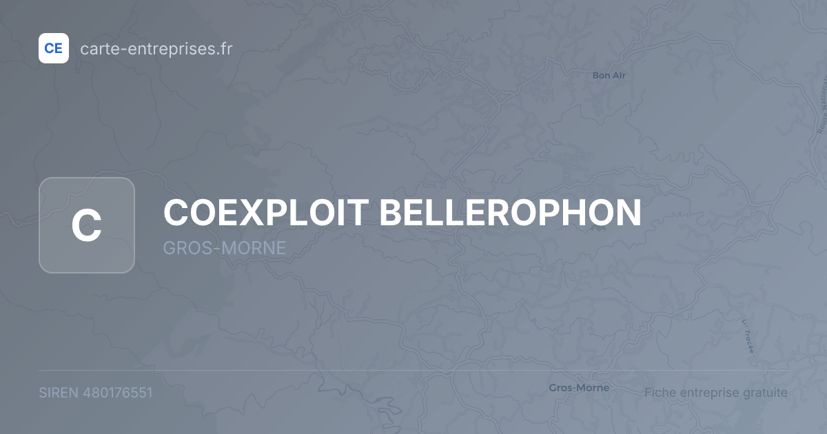 COEXPLOIT BELLEROPHON — 480176551 — fiche entreprise
