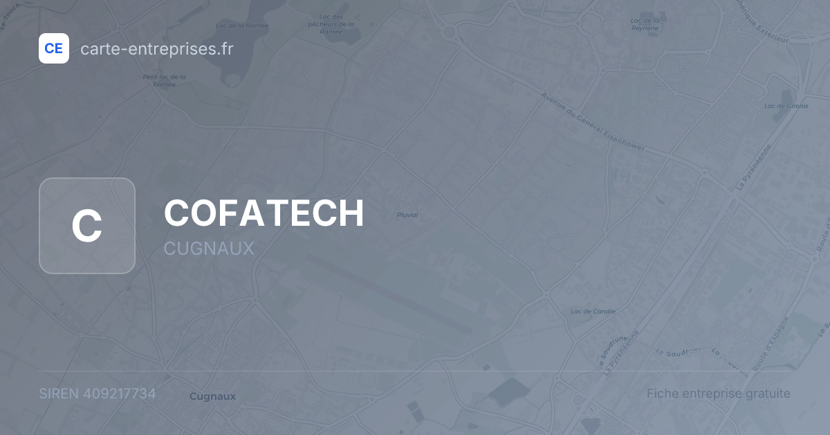 COFATECH — 409217734 — fiche entreprise