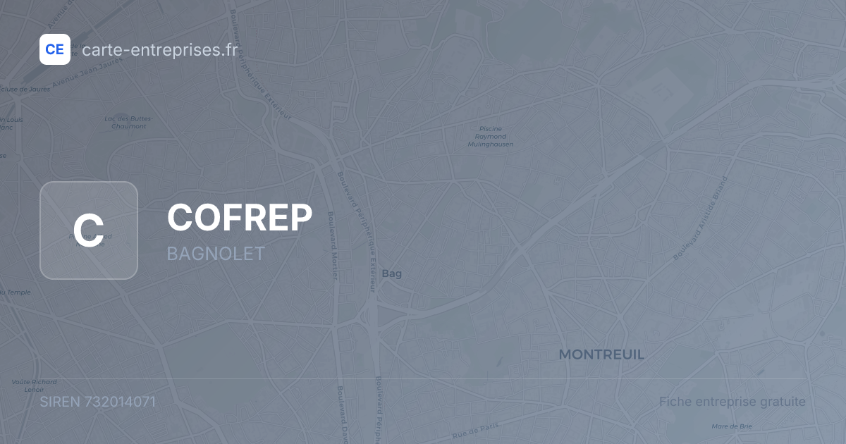 COFREP — 732014071 — fiche entreprise