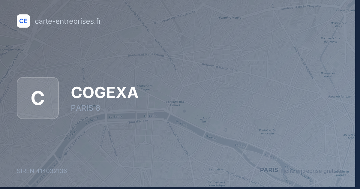 COGEXA — 414032136 — fiche entreprise