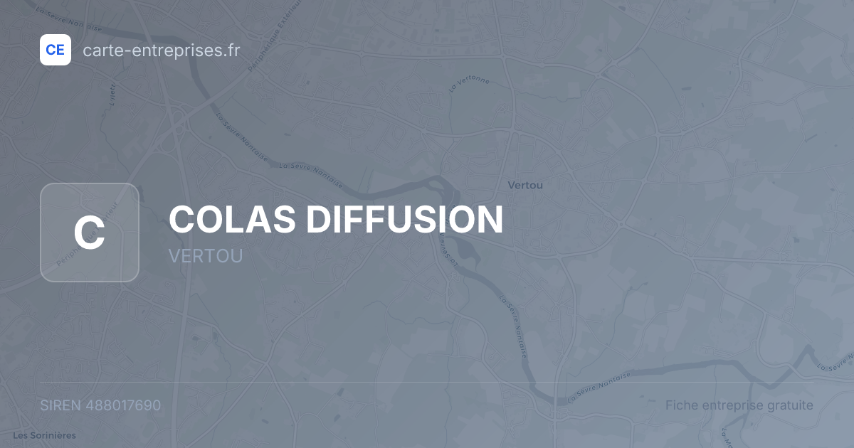 COLAS DIFFUSION — 488017690 — fiche entreprise