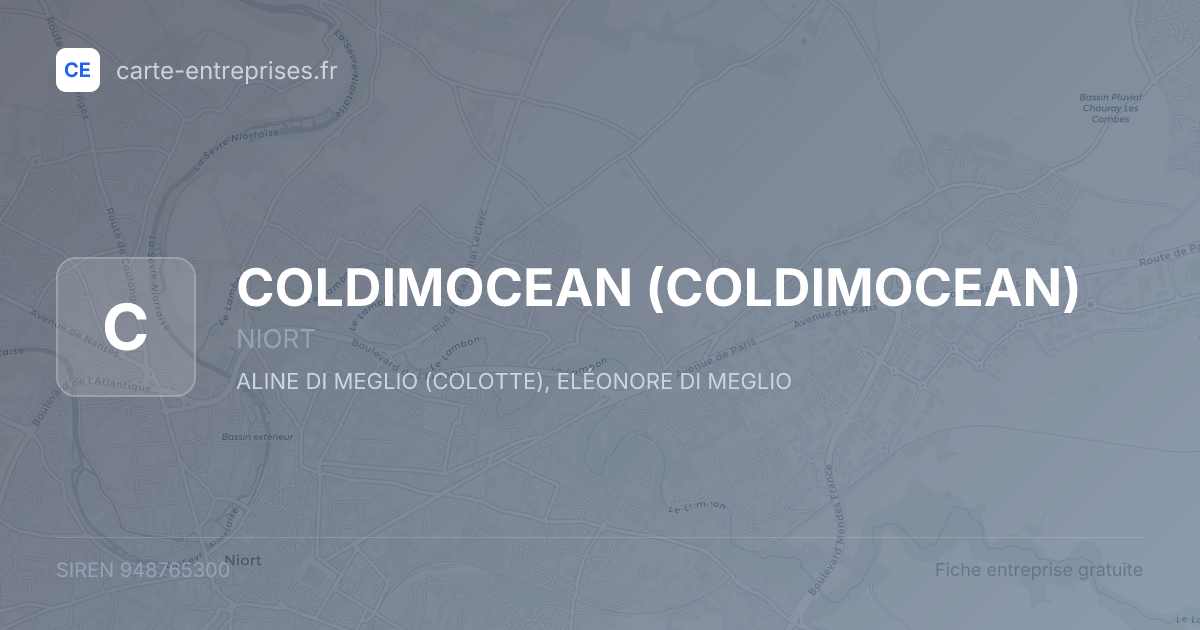 COLDIMOCEAN — 948765300 — fiche entreprise