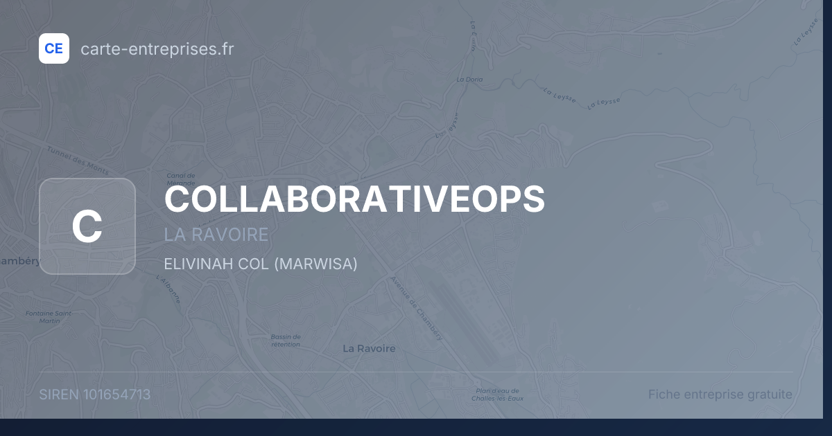 COLLABORATIVEOPS — 101654713 — fiche entreprise