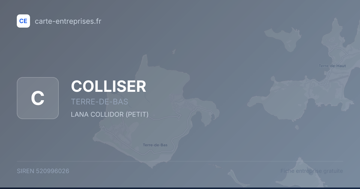 COLLISER — 520996026 — fiche entreprise