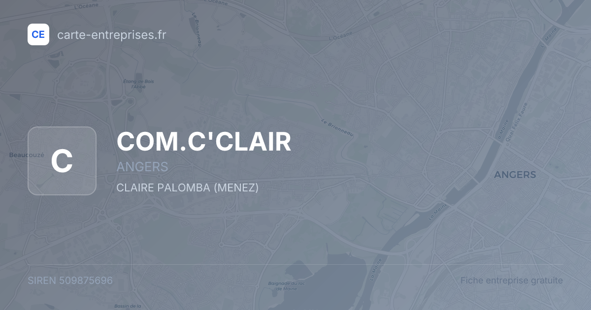 COM.C'CLAIR — 509875696 — fiche entreprise