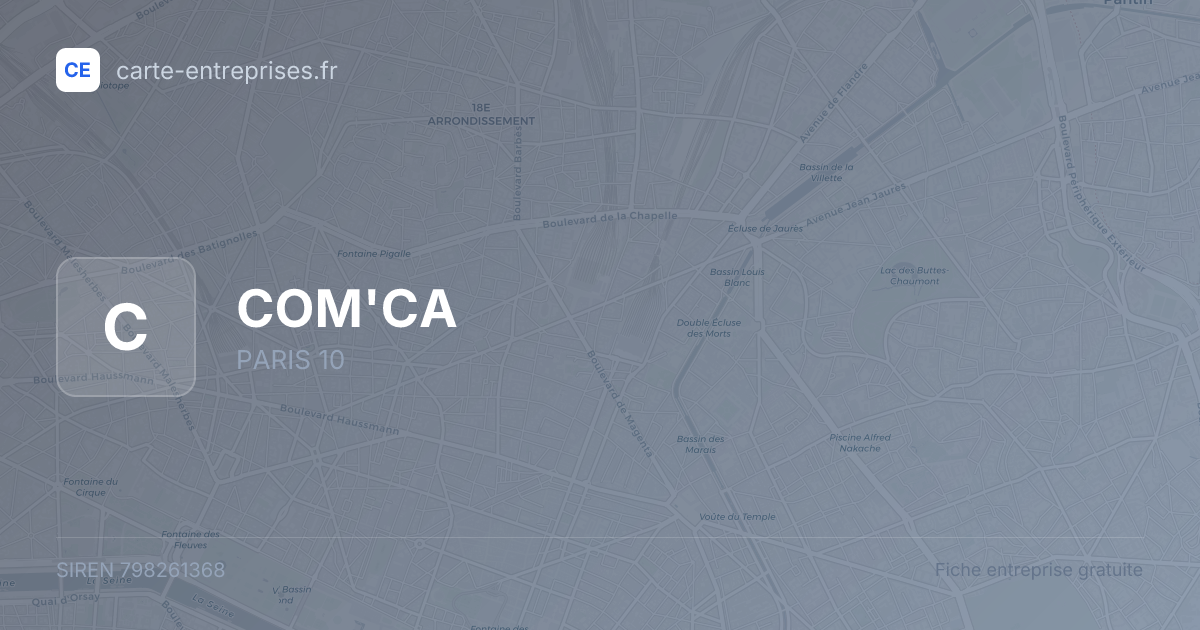 COM'CA — 798261368 — fiche entreprise