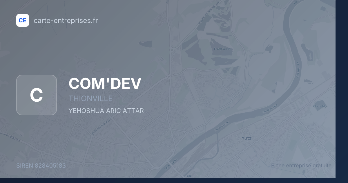 COM'DEV — 828405183 — fiche entreprise