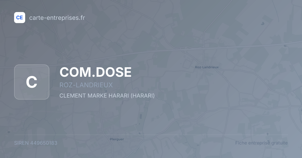 COM.DOSE — 449650183 — fiche entreprise
