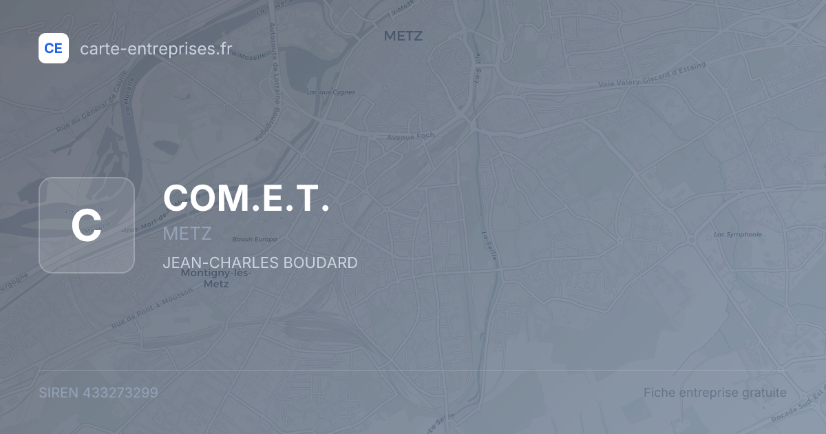 COM.E.T. — 433273299 — fiche entreprise