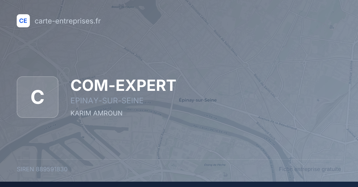 COM-EXPERT — 889591830 — fiche entreprise