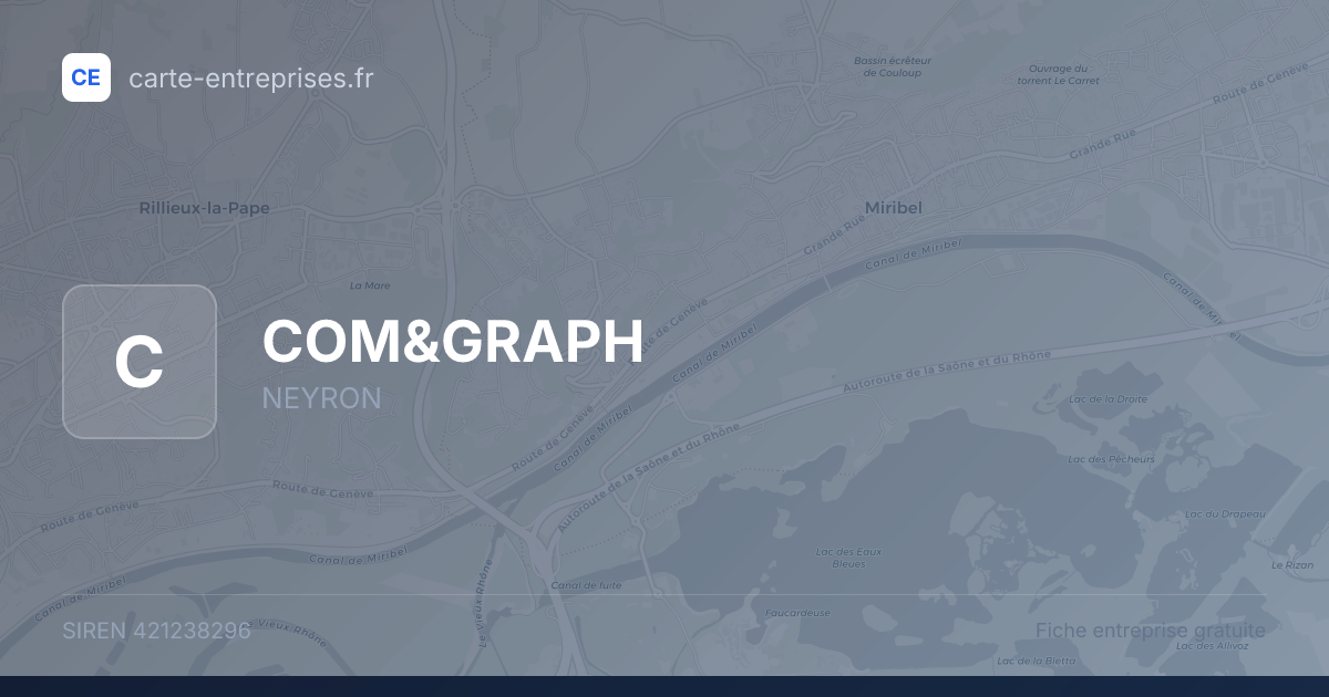 COM&GRAPH — 421238296 — fiche entreprise