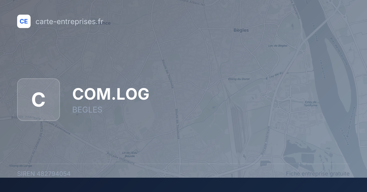 COM.LOG — 482794054 — fiche entreprise