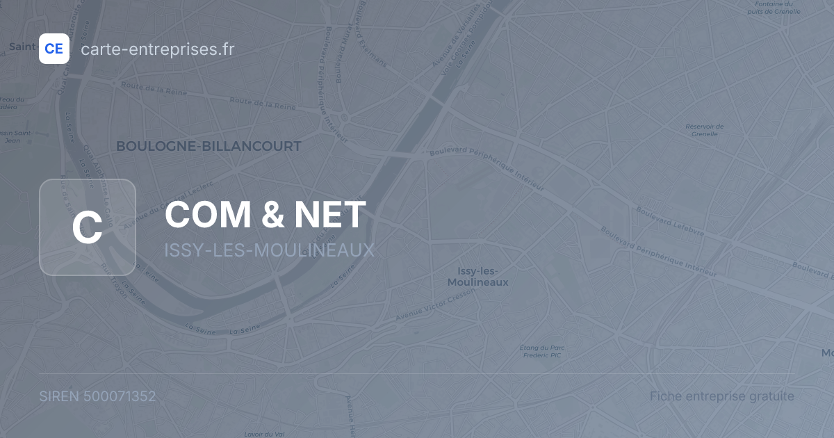 COM & NET — 500071352 — fiche entreprise