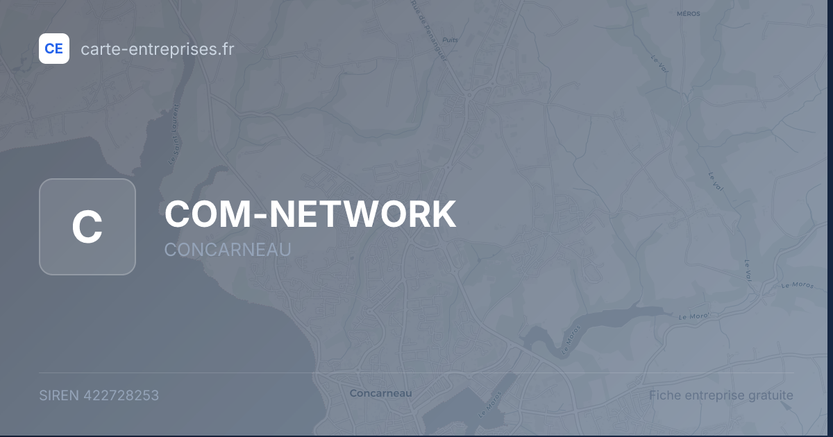 COM-NETWORK — 422728253 — fiche entreprise