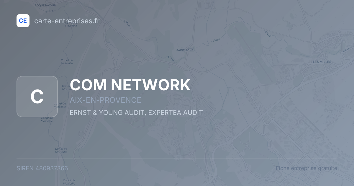 COM NETWORK — 480937366 — fiche entreprise