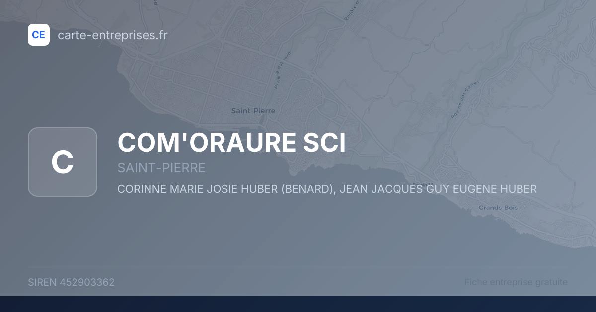 COM'ORAURE SCI — 452903362 — fiche entreprise