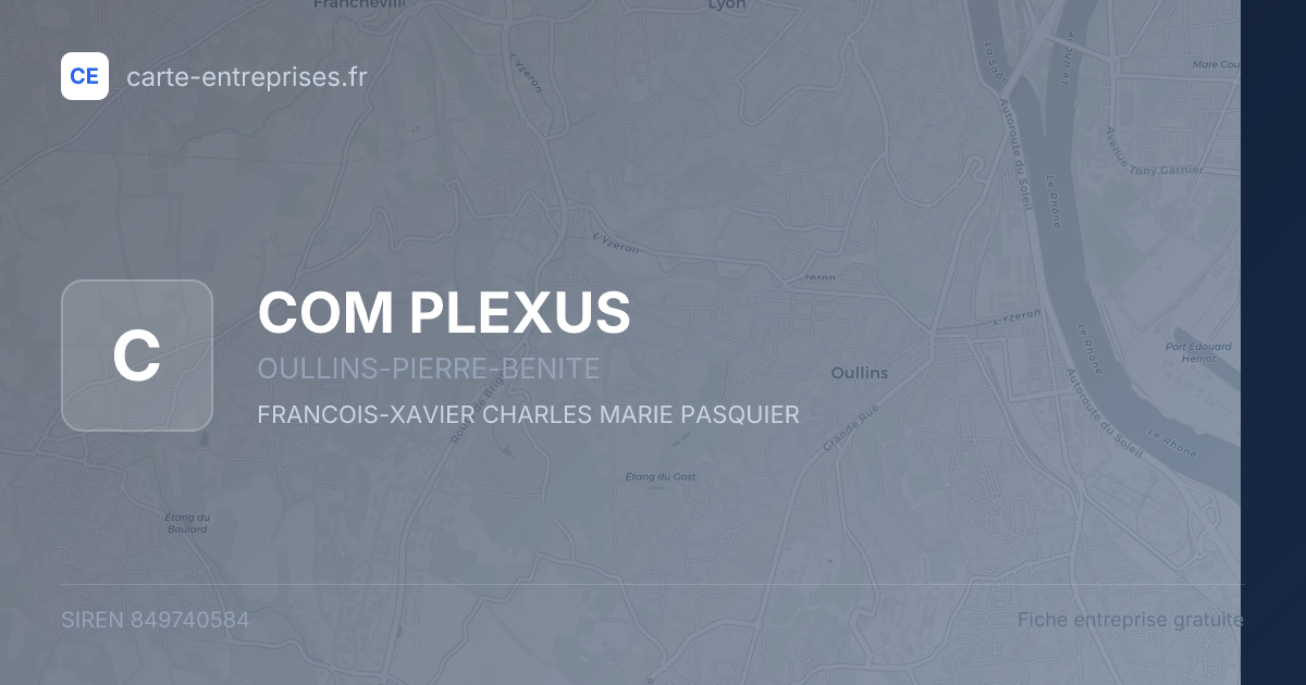 COM PLEXUS — 849740584 — fiche entreprise
