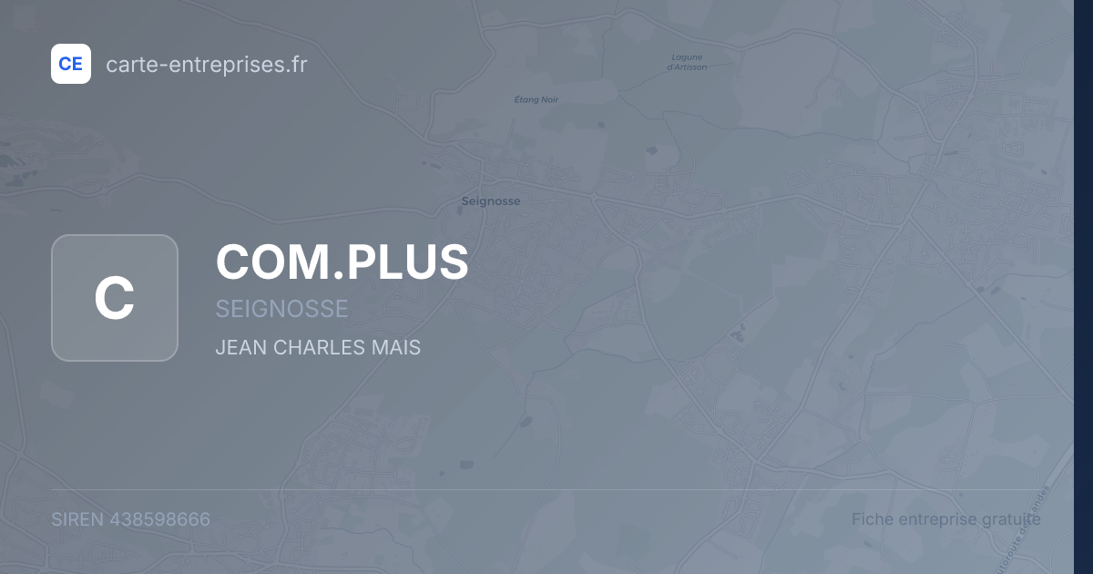 COM.PLUS — 438598666 — fiche entreprise
