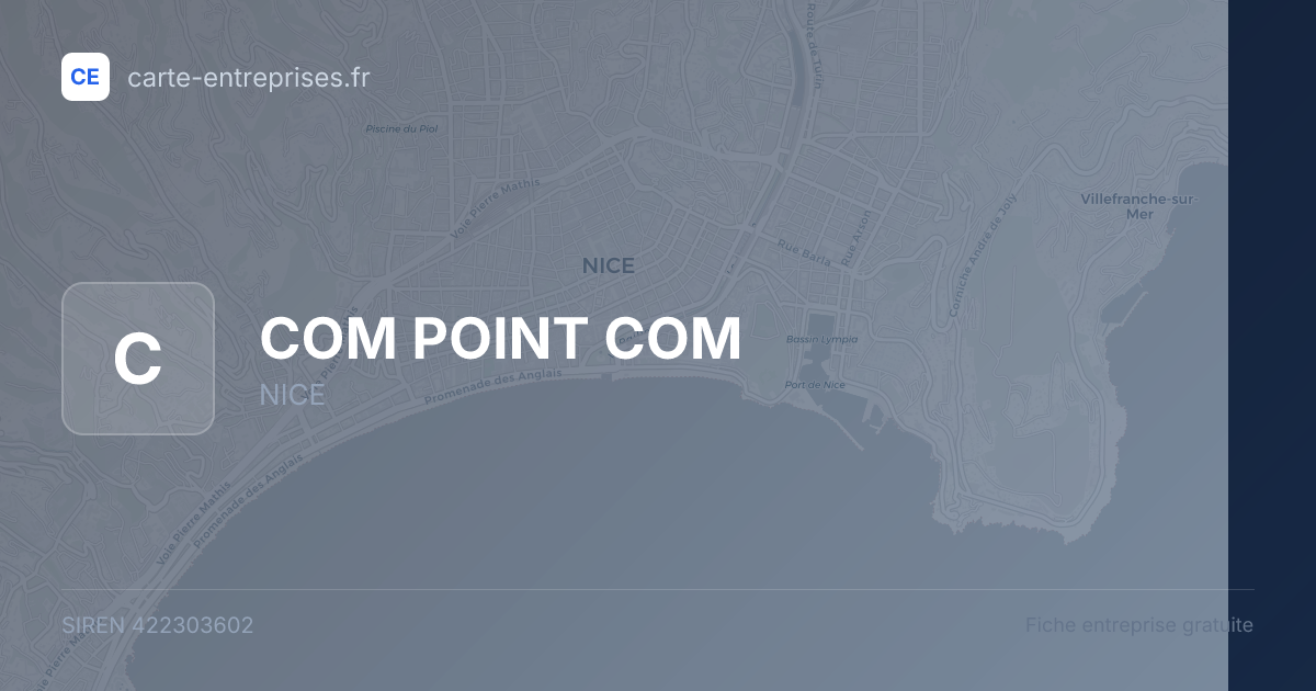 COM POINT COM — 422303602 — fiche entreprise