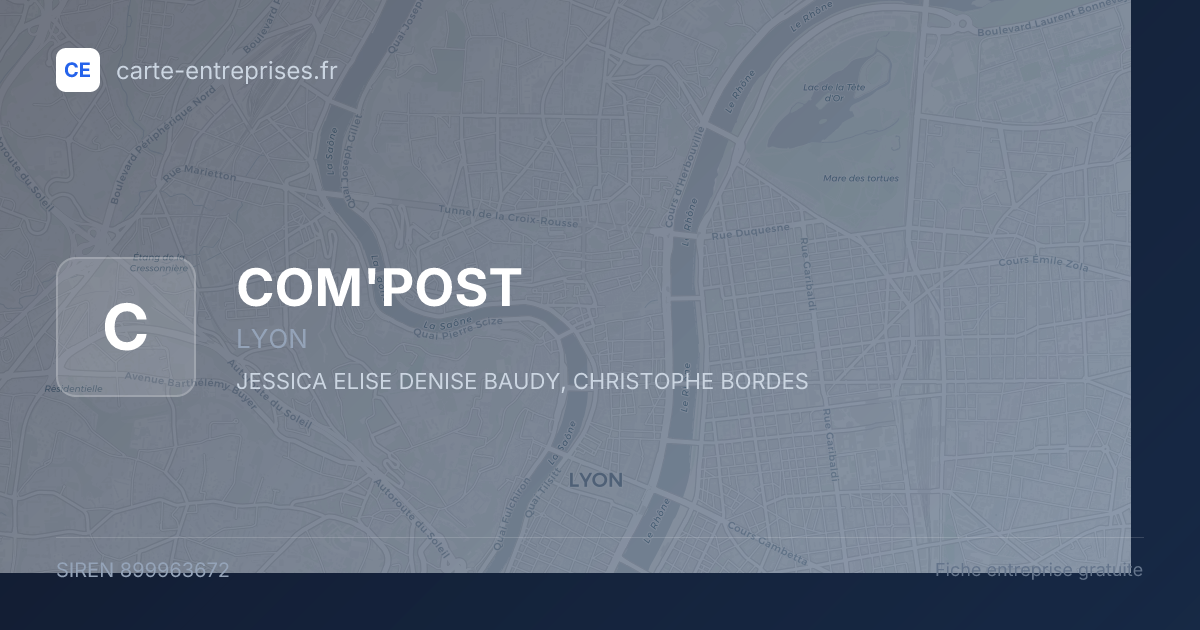 COM'POST — 899963672 — fiche entreprise