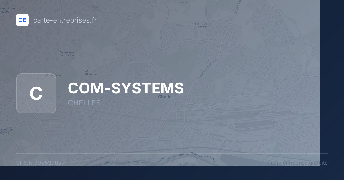 COM-SYSTEMS — 792537037 — fiche entreprise