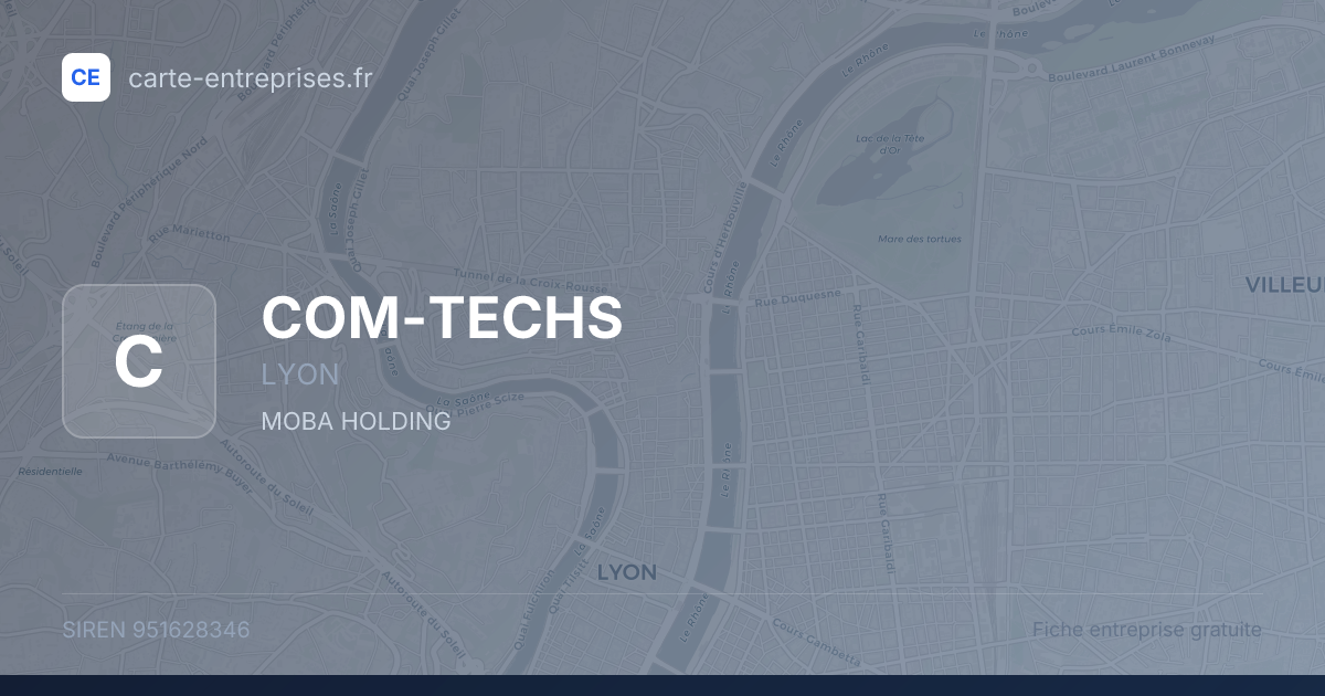 COM-TECHS — 951628346 — fiche entreprise