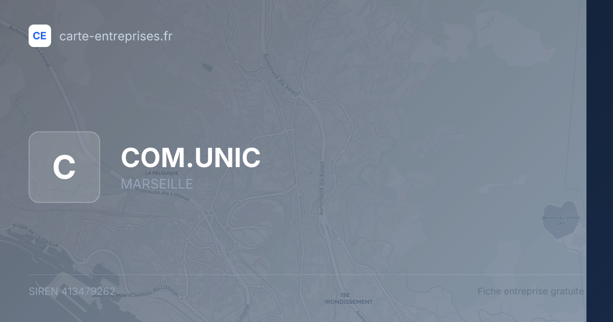 COM.UNIC — 413479262 — fiche entreprise