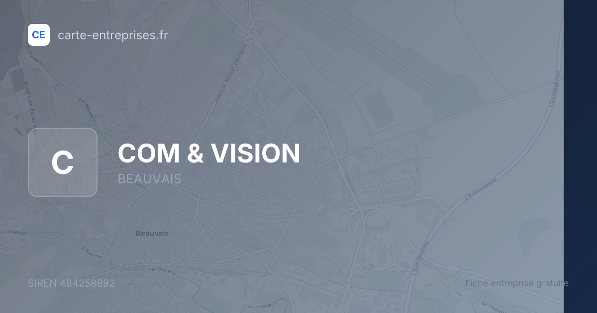 COM & VISION — 484258892 — fiche entreprise