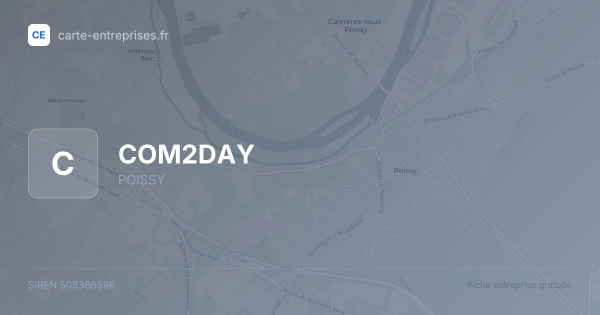 COM2DAY — 508386596 — fiche entreprise