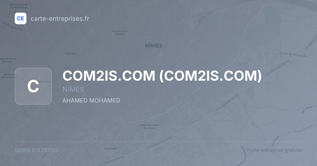 COM2IS.COM — 814253100 — fiche entreprise
