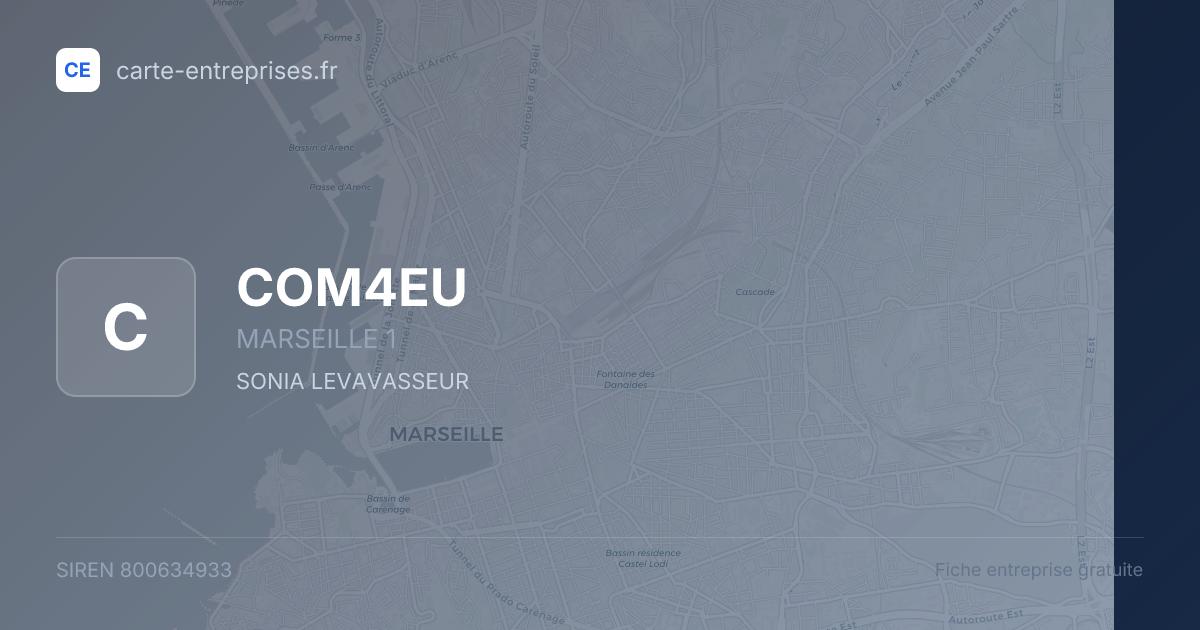 COM4EU — 800634933 — fiche entreprise